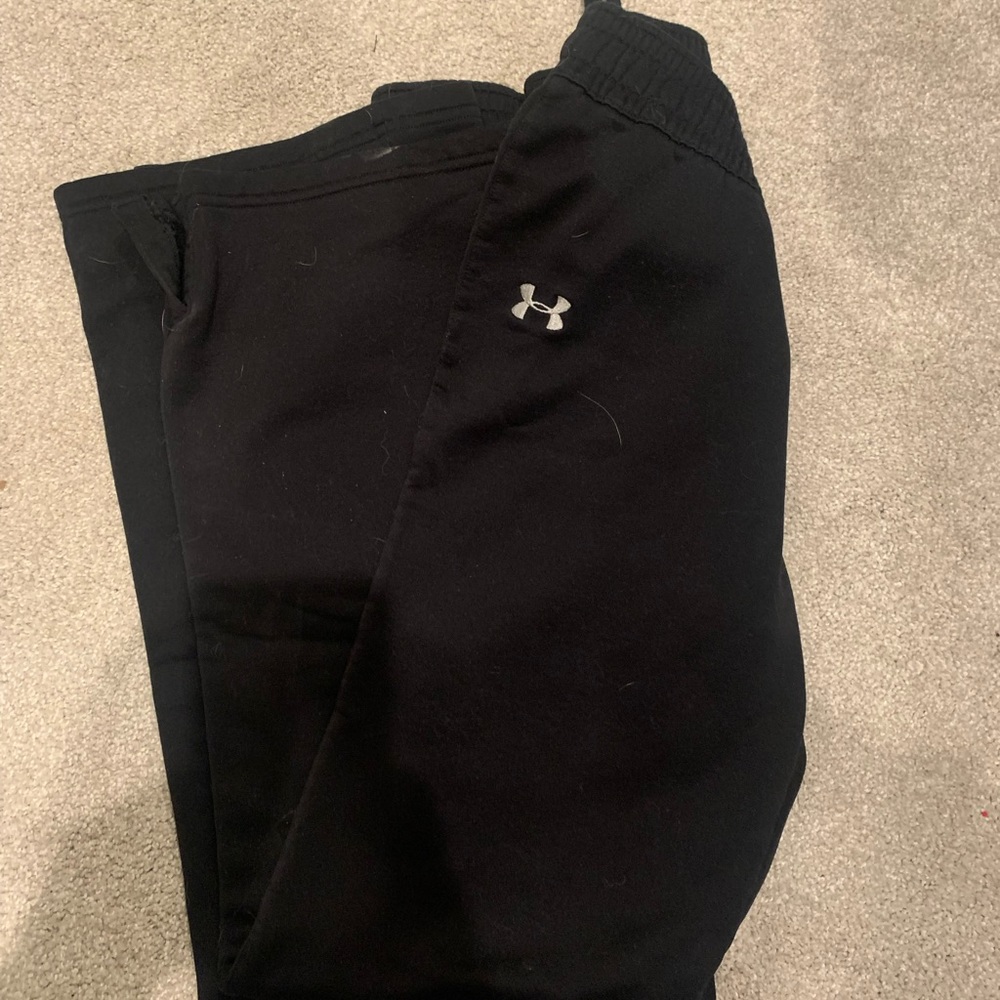 Black under armour sweatpants